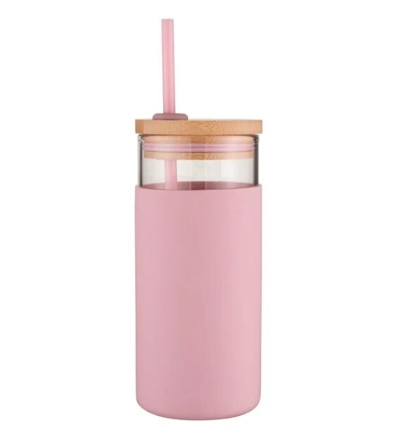 Avanti Glass Smoothie Tumbler Pink
