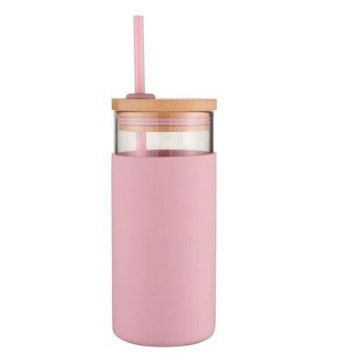 Avanti Glass Smoothie Tumbler Pink