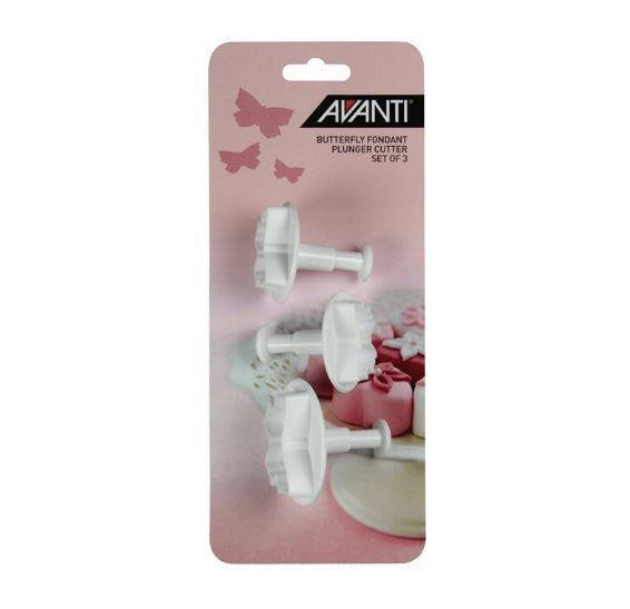 Avanti Butterfly Plunger Cutter Set 3pce