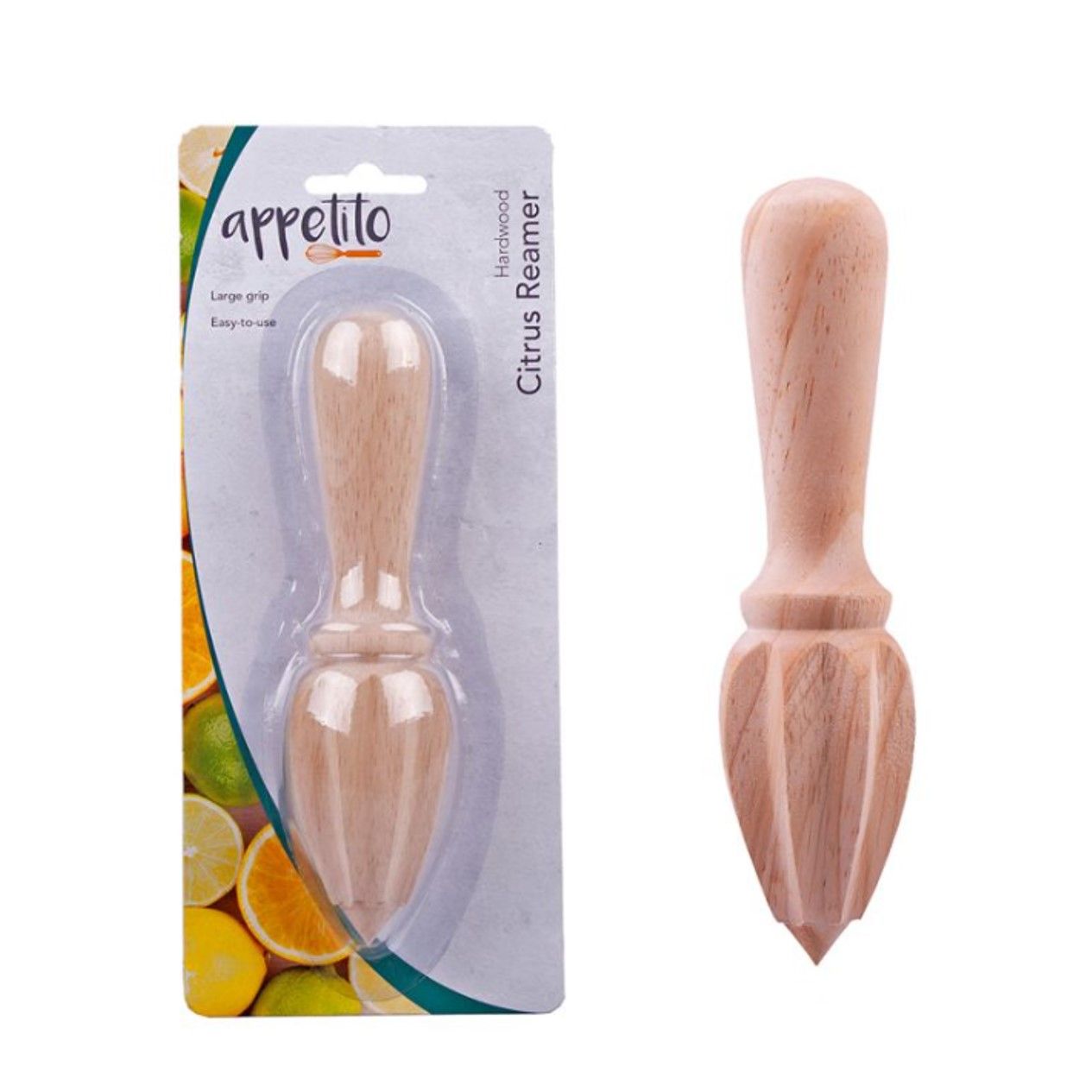 Appetito Hardwood Citrus Reamer