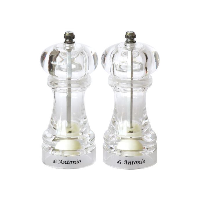 Di Antonio Acryllic Salt and Pepper Set, Size: 14cm