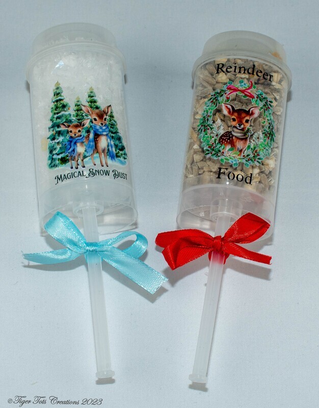 Magic Reindeer Food | Magic Snow | Personalised Christmas Poppers