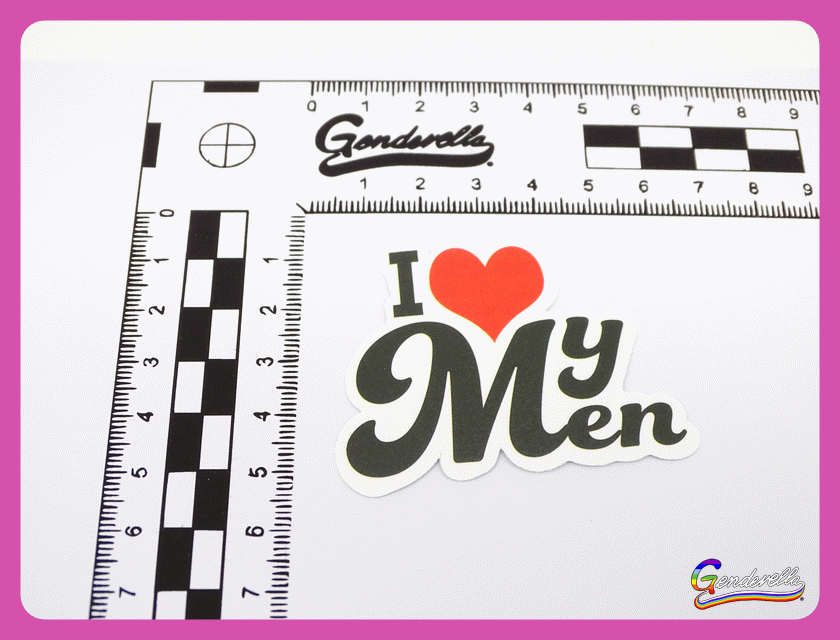 Sticker, Pride I Love My Men, I #90*