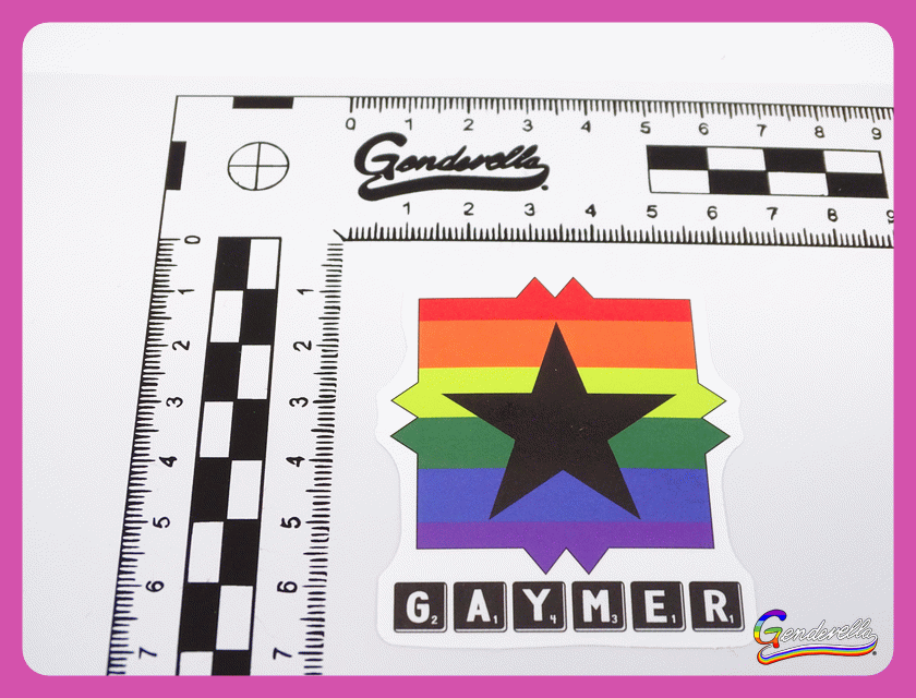 Sticker, Pride GAYMER, Pride #123*