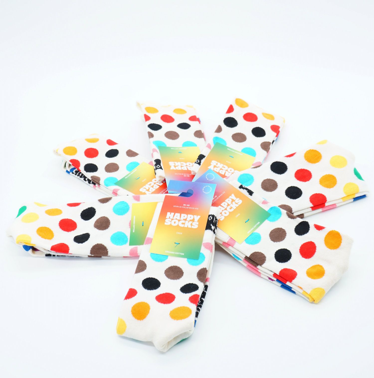 Bunte Pride Dots Unisex-Socken, Super Soft