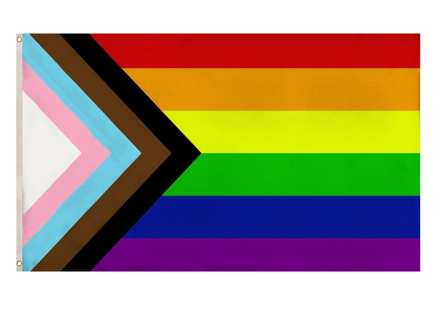 Progress Pride Flagge, Fahne, Flag - (90x150cm) - Pride Flagge