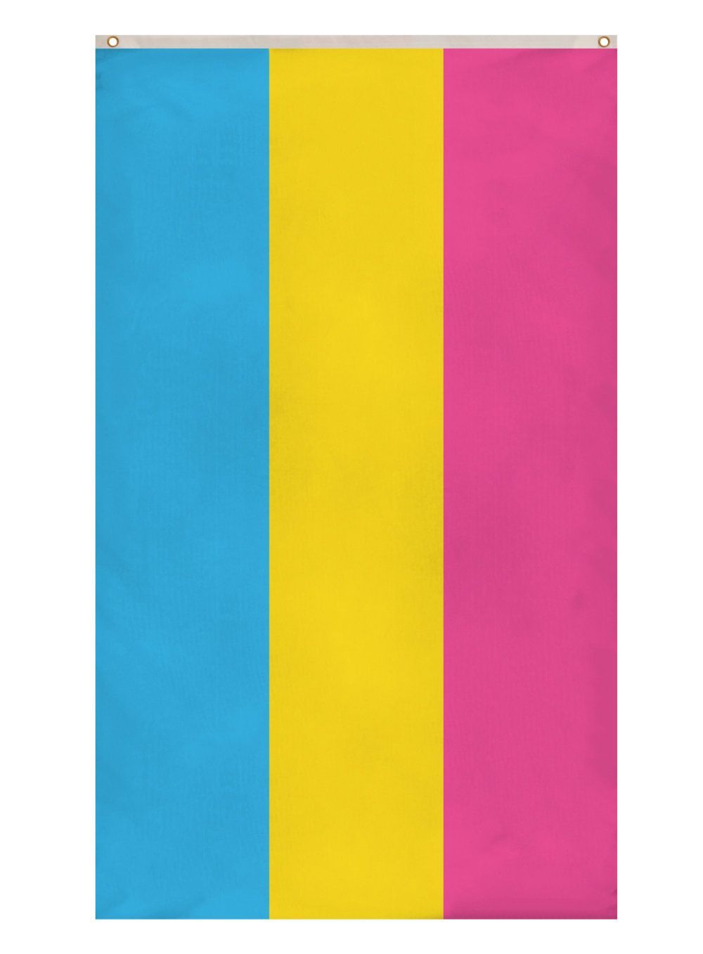 Pansexuell Flagge, Fahne, Pansexuality Flag - (90x150cm) - Pride Flagge