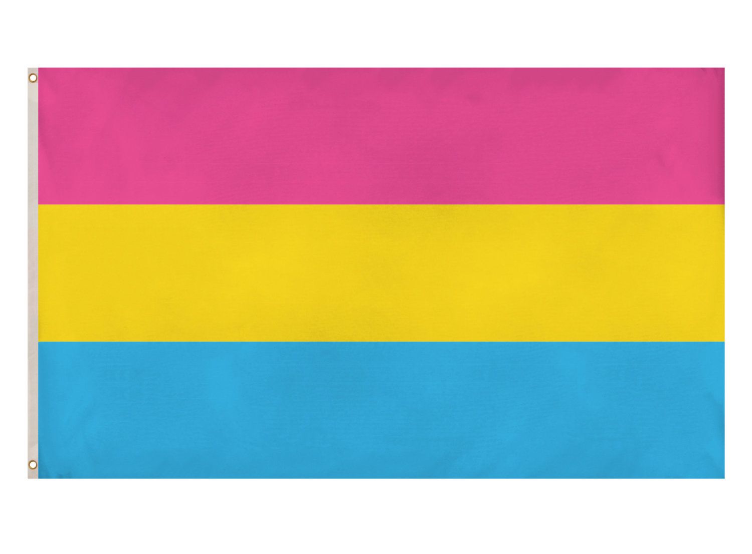 Pansexuell Flagge, Fahne, Pansexuality Flag - (90x150cm) - Pride Flagge