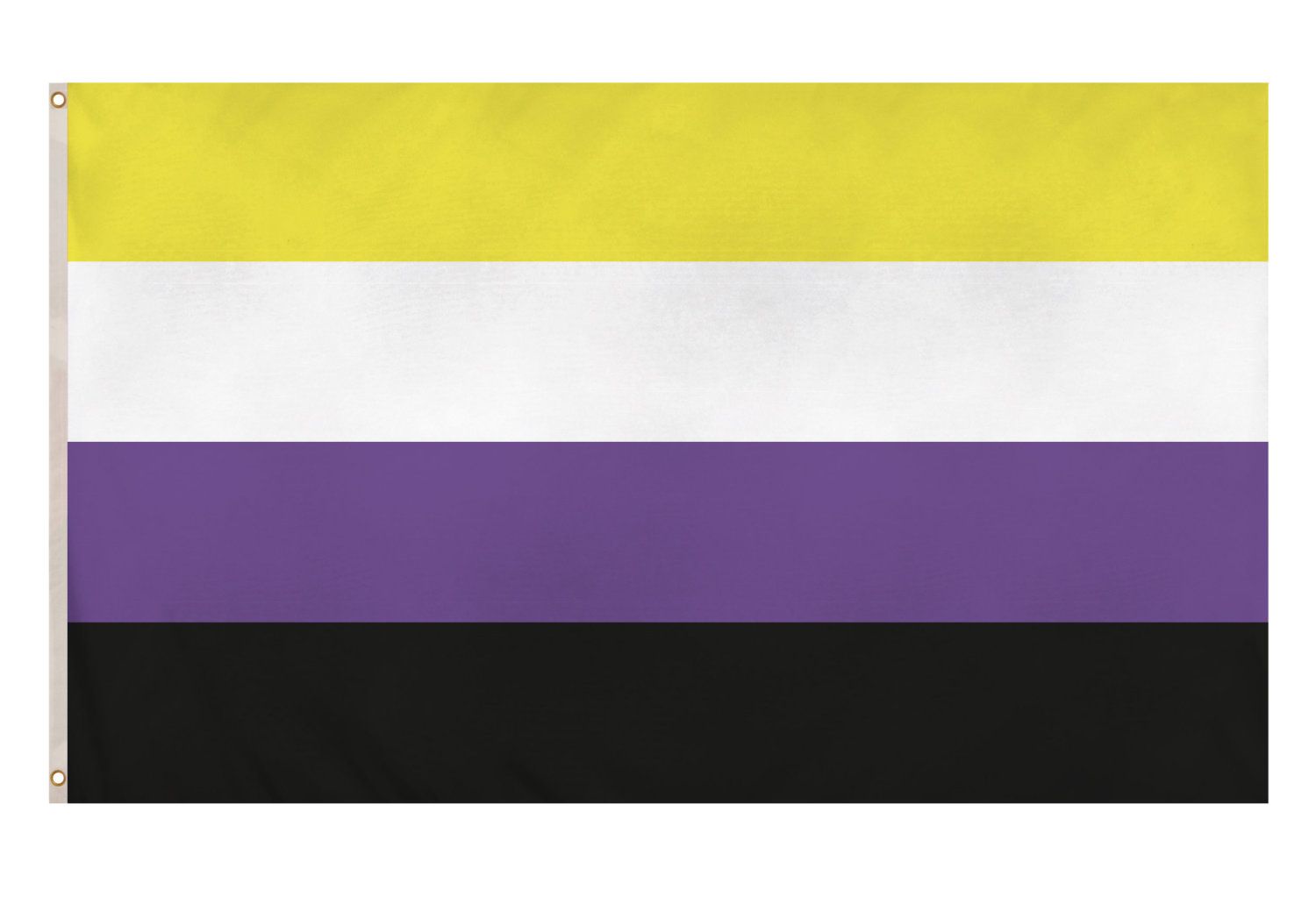 Nonbinär Flagge, Fahne, Nonbinary Flag - (90x150cm) - Pride Flagge