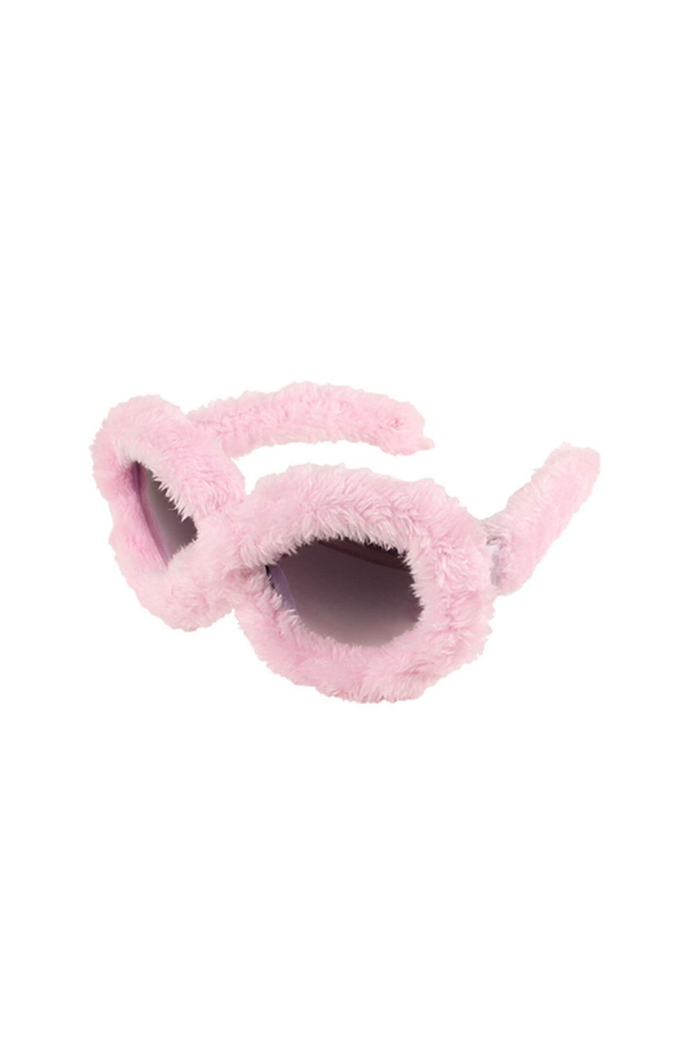 Brille Plüsch rosa - Pride Accessoire