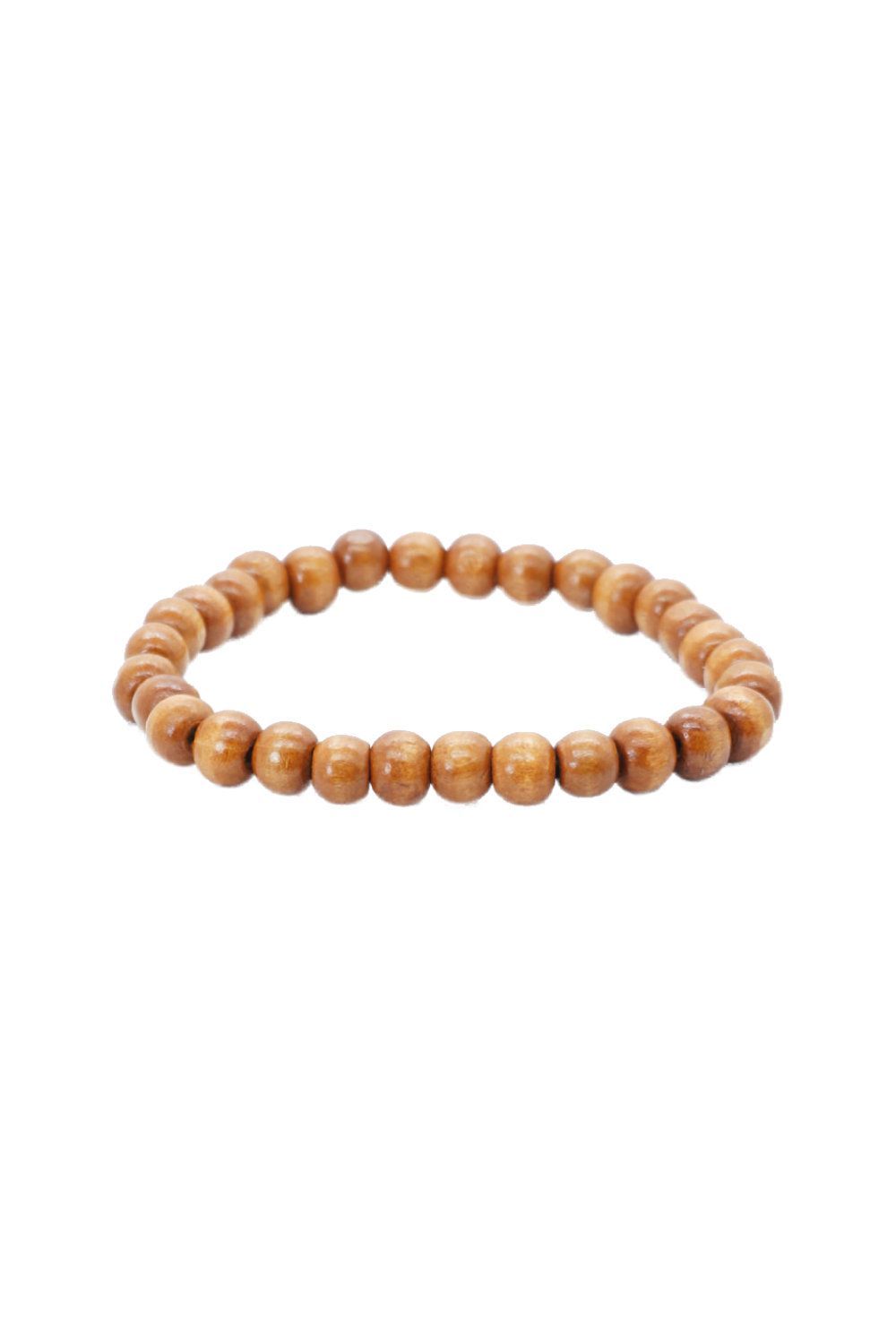 Timber-Pearl Armband, Rustikale Holzperlen - Naturlook Pride
