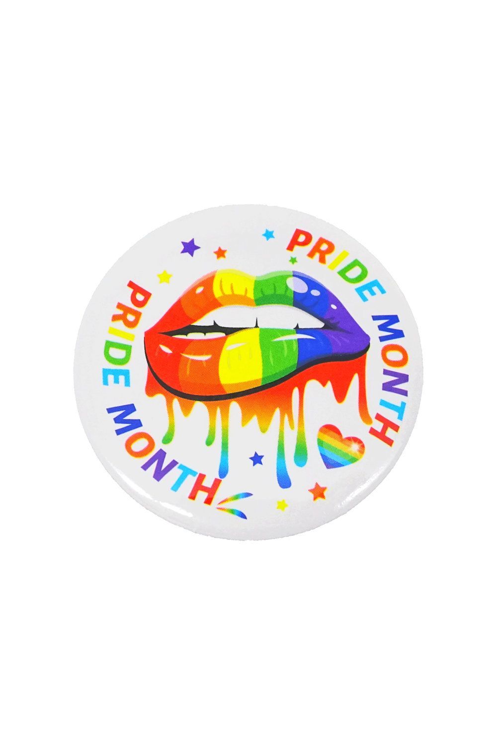 Button "Mund Pride Month" 40mm - Pride Anstecker