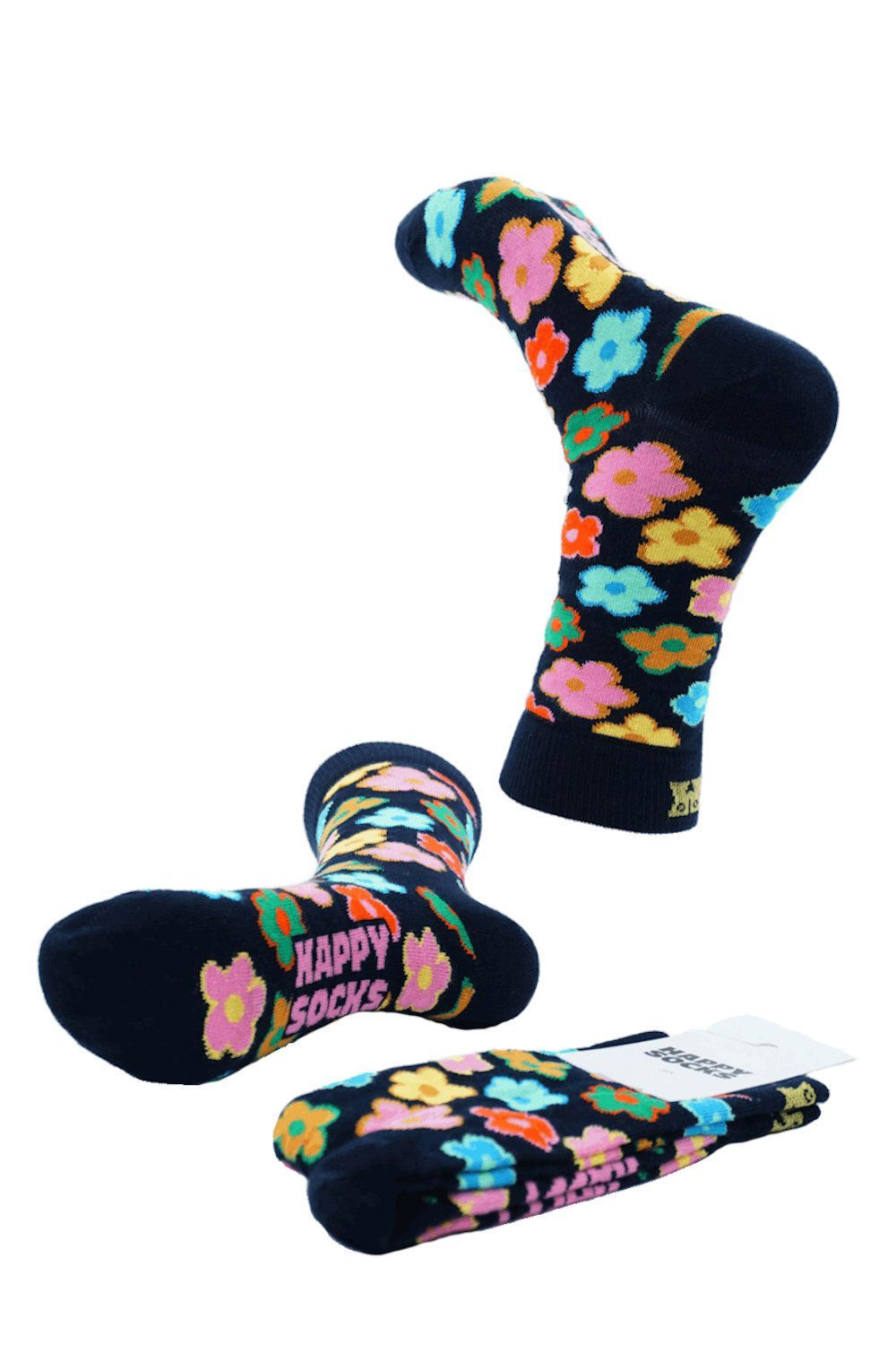 Bunte Flower Unisex-Socken, Super Soft