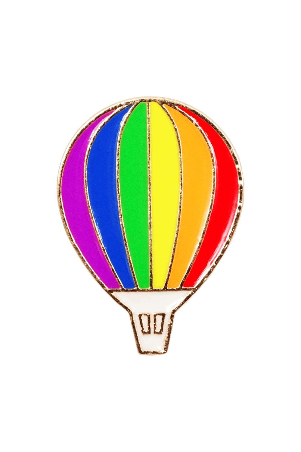 Pin "Ballon" - Emaile Messing - Pride Accessoire