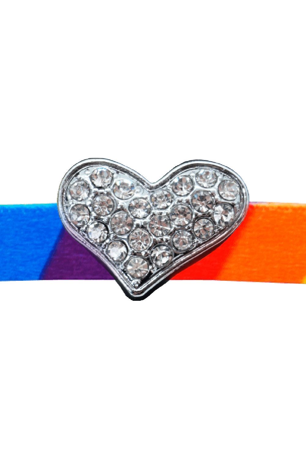 Funkelnder Herz Shoe Lace Tag 2 Stk. & Rainbow Schnürsenkel