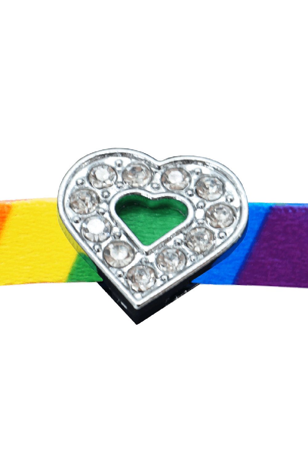 Shoe Lace Tag Open Heart 2 Stück & gratis Rainbow Schnürsenkel