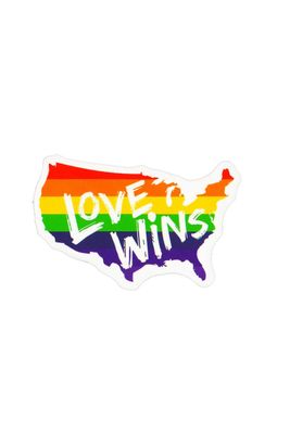 Sticker, Pride America Love Wins, Pride #89* Sticker, Pride America Love Wins, Pride #89*