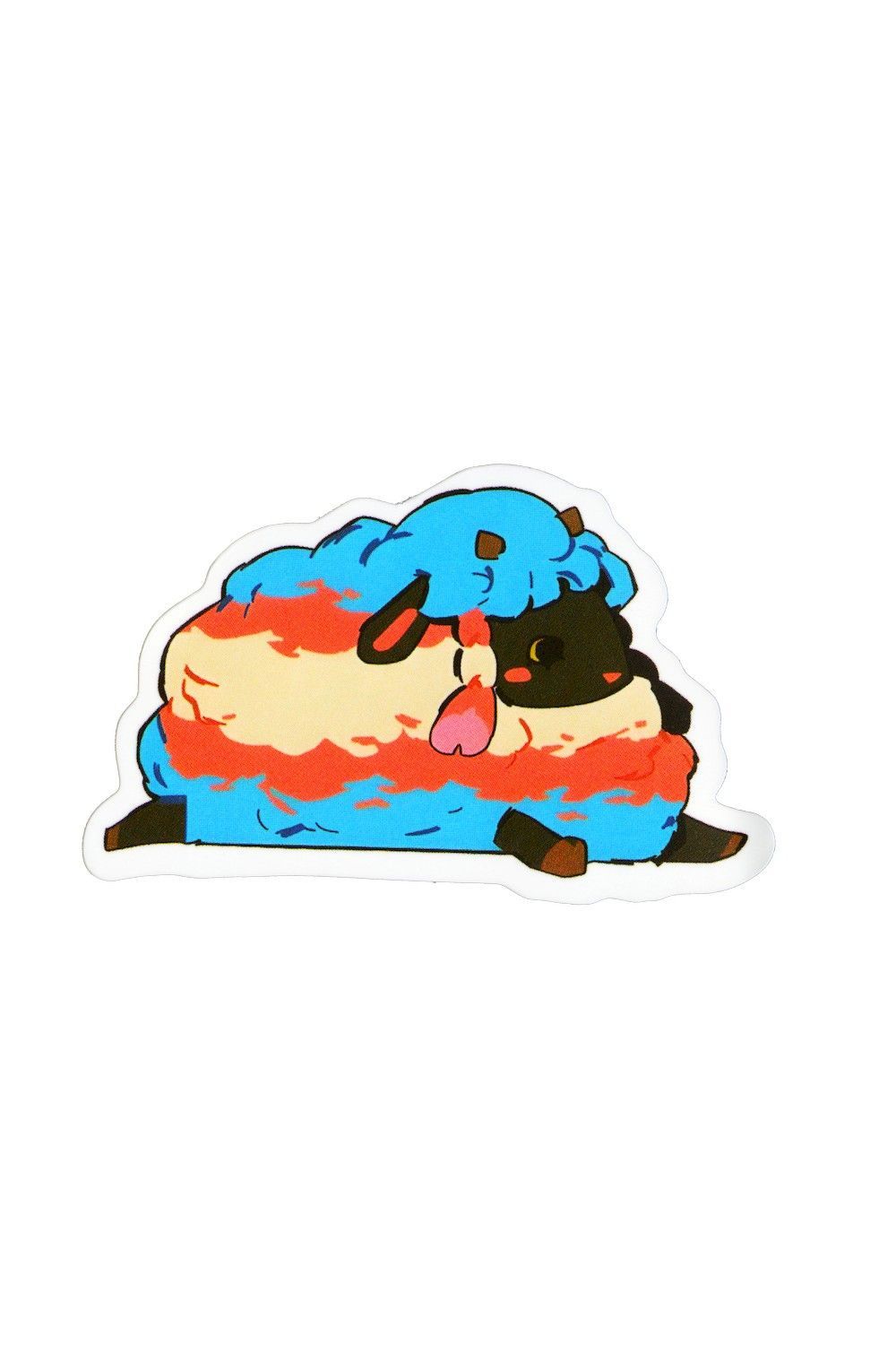 Sticker, Pride Trans Sheep Burger, Trans #172*