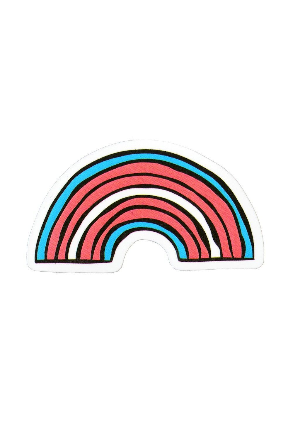Sticker, Pride Trans Rainbow, Trans #168*