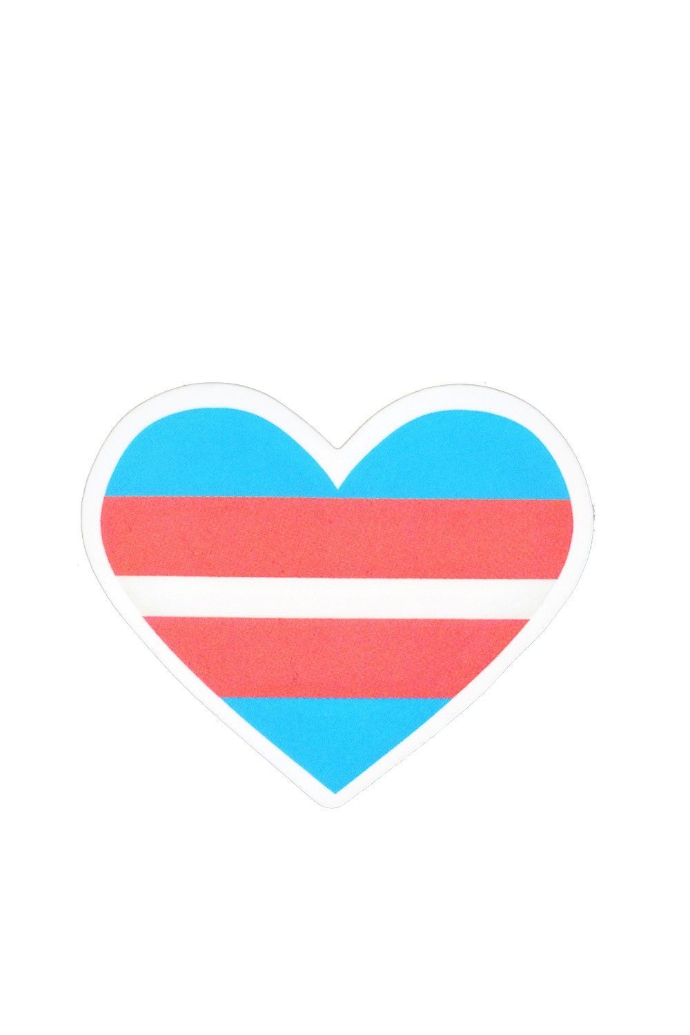 Sticker, Pride Trans Heart, Trans #187*