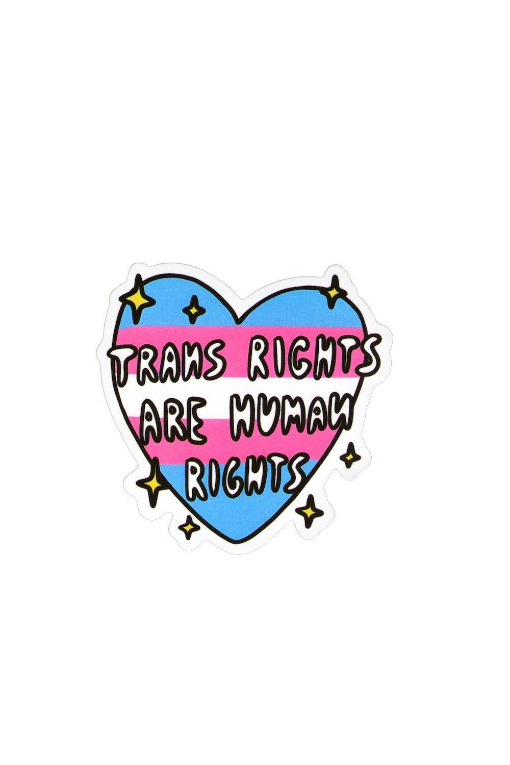 Sticker, Pride Trans Heart Trans Rigths Are Human Rigths, Trans #170*