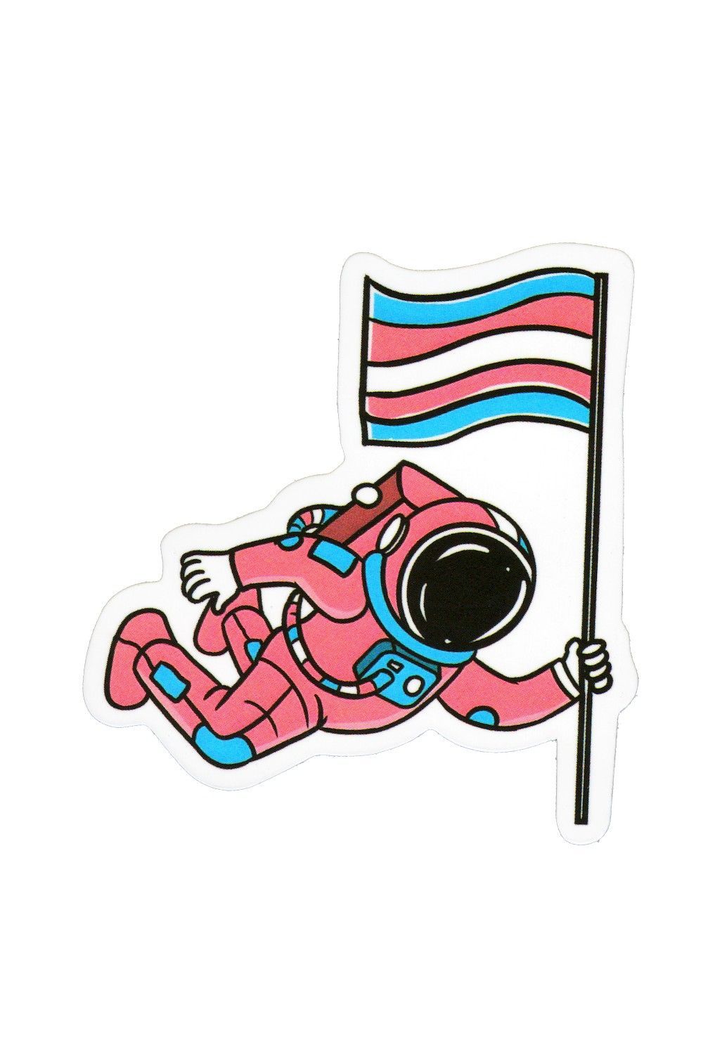 Sticker, Pride Trans Astronaut, Trans #194*