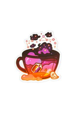 Sticker, Pride Lesbian Cup of Tea, Lesbian #37* Sticker, Pride Lesbian Cup of Tea, Lesbian #37*