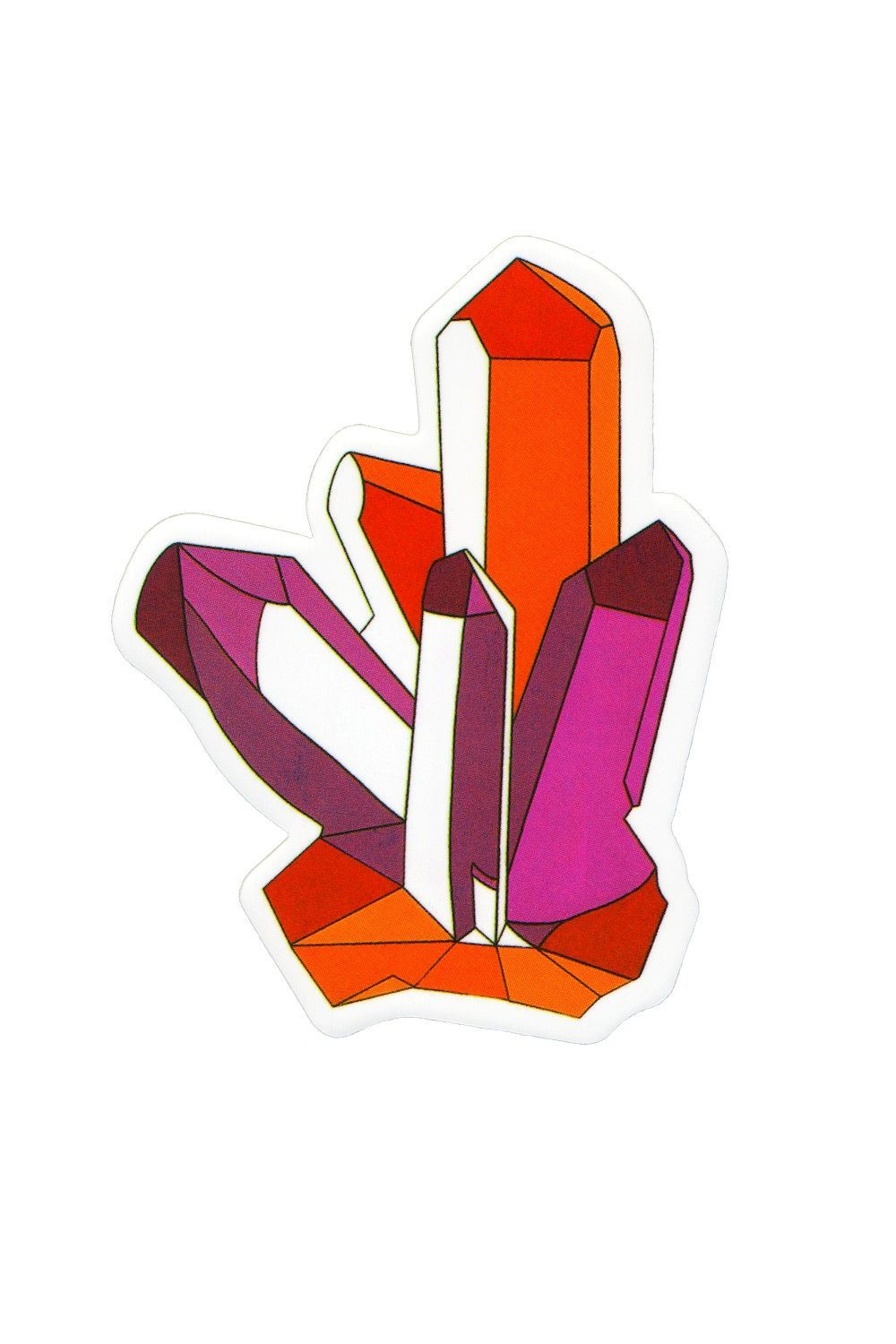Sticker, Pride Lesbian Crystals, Lesbian #31*