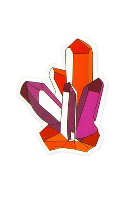 Sticker, Pride Lesbian Crystals, Lesbian #31* Sticker, Pride Lesbian Crystals, Lesbian #31*