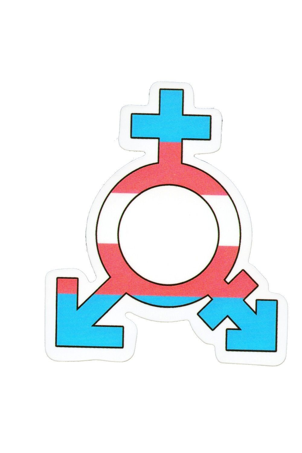 Sticker, Pride Genderqueer-Symbol, Pride #173*