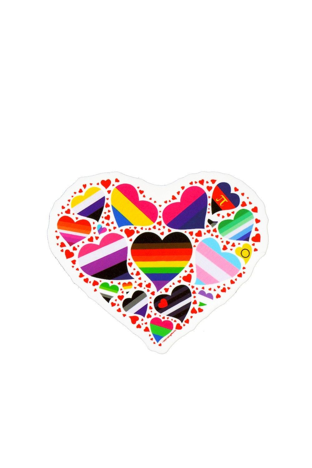 Sticker, Pride Hearts, Pride #131*