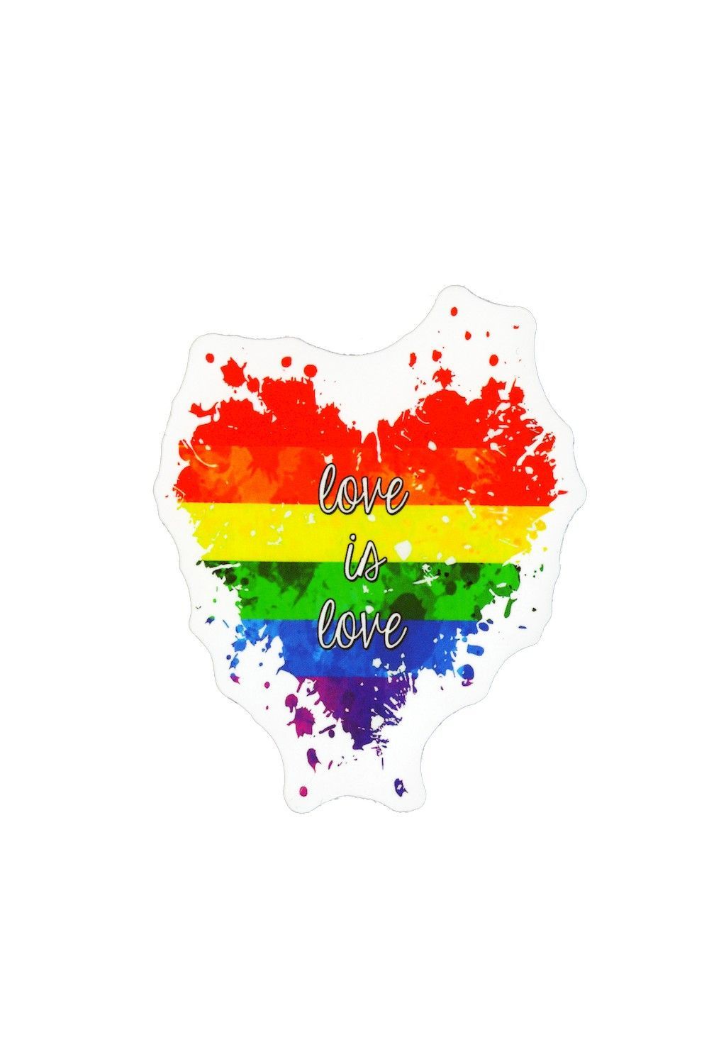 Sticker, Pride Heart Love is Love, Pride #126*