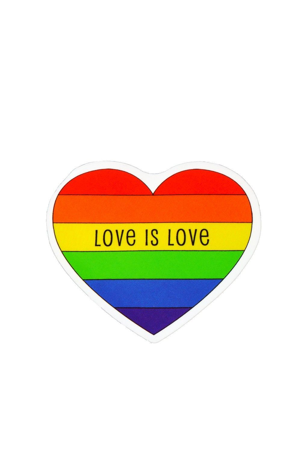 Sticker, Pride Heart Love Is Love, Pride #103*