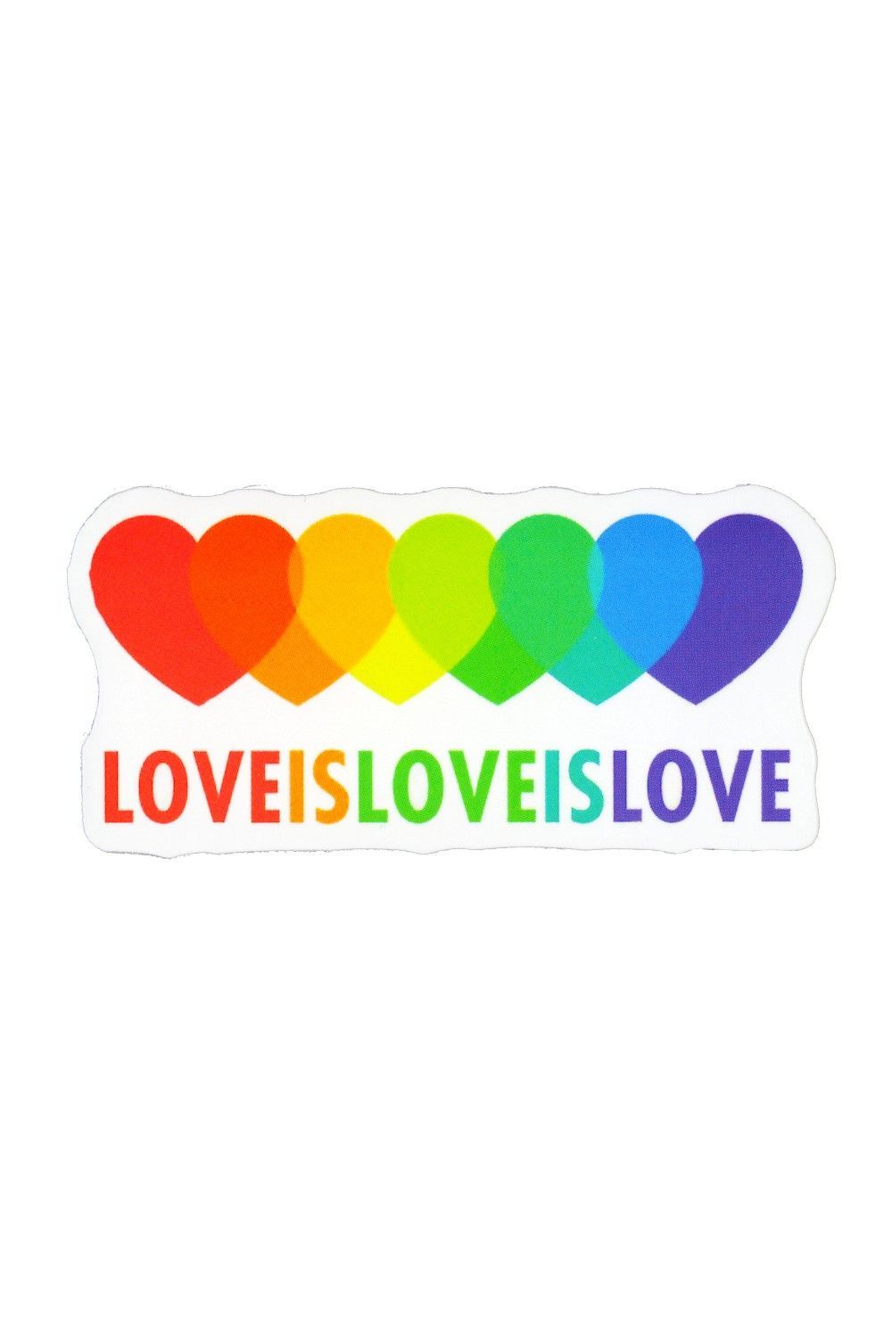 Sticker, Pride Heart Line Love ist Love, Pride #104*