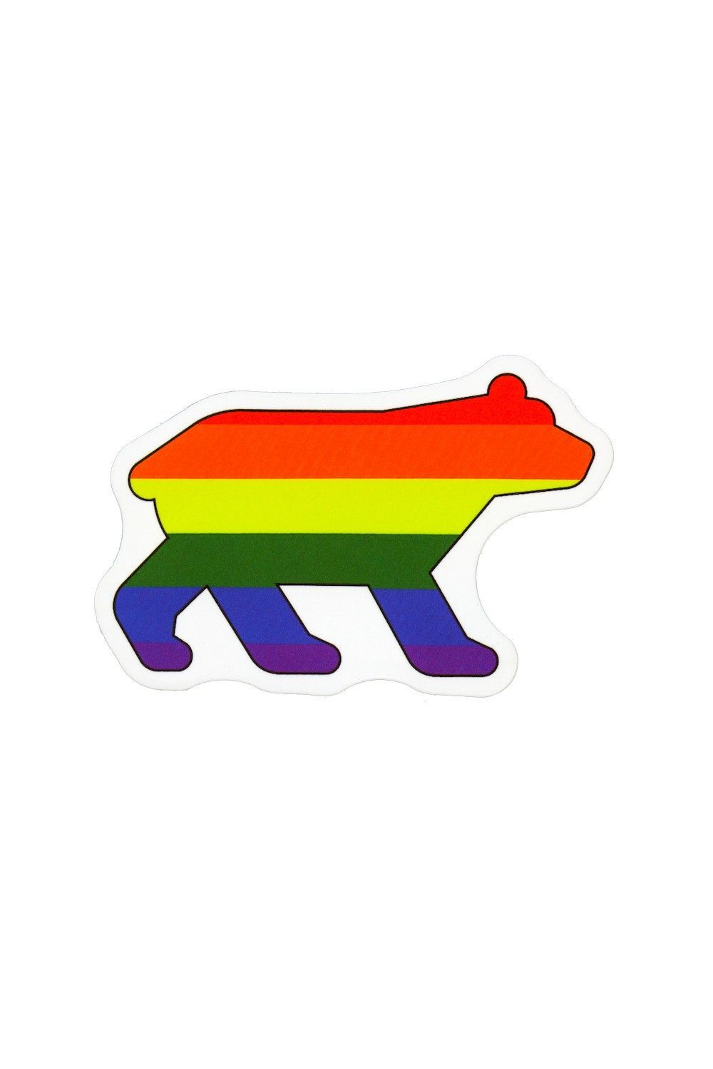 Sticker, Pride Grizzly Bear, Pride #125*