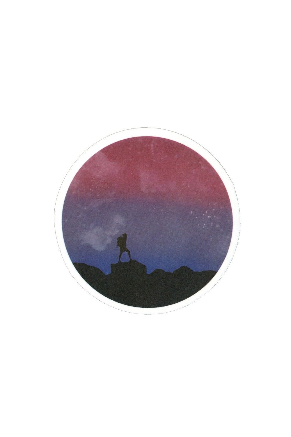 Sticker, Pride, Bi Hiker, Bi #226*