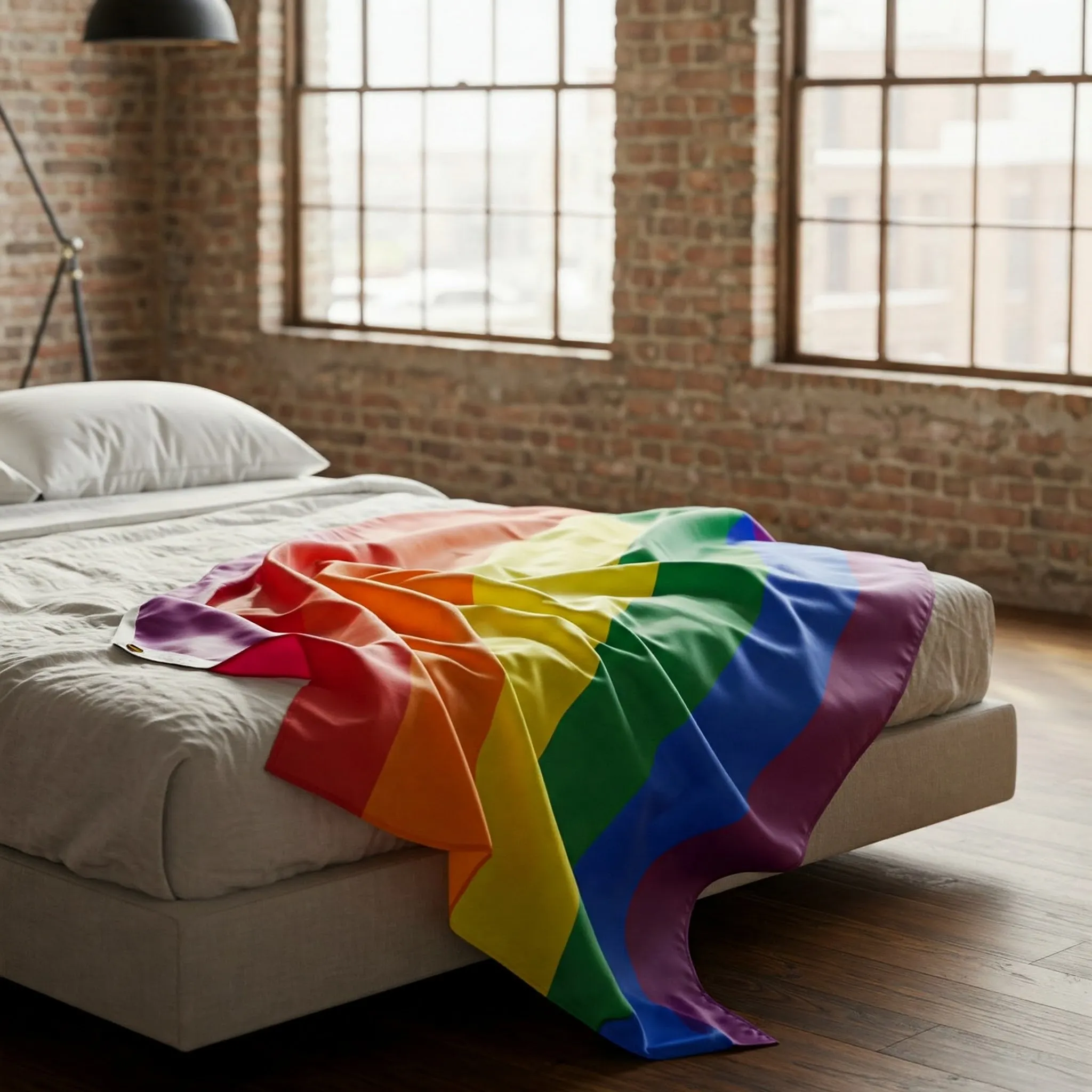 Pride Rainbow Flagge - Regenbogen Fahne, 90x150cm Pride Accessoire