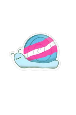 Sticker, Pride Trans Snail, Trans #183*