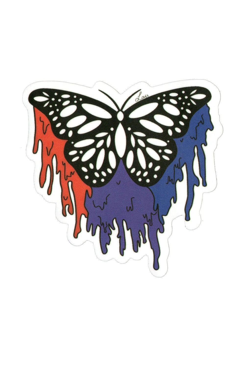 Sticker, Pride, Bi Butterfly, Bi #230* Sticker, Pride, Bi Butterfly, Bi #230*