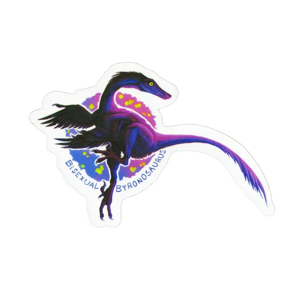 Sticker, Pride, Bi Byronosaurus, Bi #242*