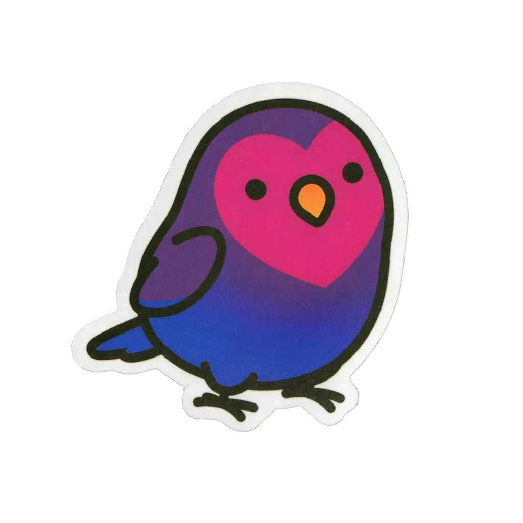 Sticker, Pride, Bi Bird, Bi #215*
