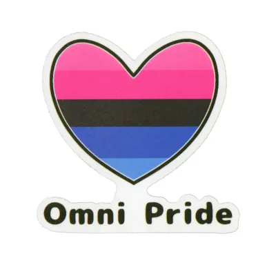 Sticker, Pride, Bi Heart Omni Pride, Bi #214*