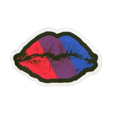 Sticker, Pride, Bi Lips, Bi #217* Sticker, Pride, Bi Lips, Bi #217*
