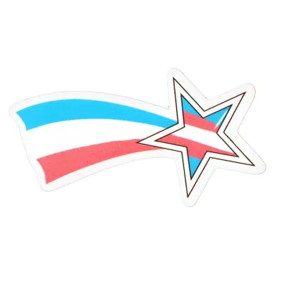 Sticker, Pride Trans Shooting Star, Trans #190*