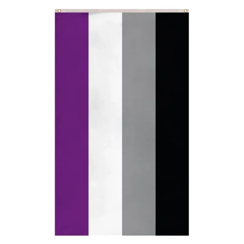 Asexuell Flagge, Fahne, Asexual Flag (90x150cm) Pride Flagge Queer Shop