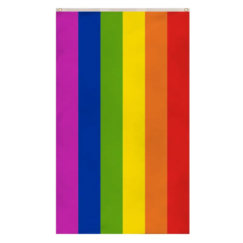 Pride Rainbow Flagge - Regenbogen Fahne, 90x150cm Pride Accessoire