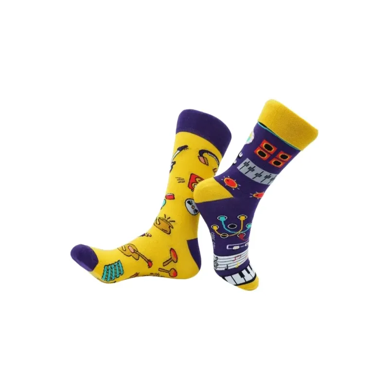 Bunte Music Unisex-Socken, Pride Fashion - 2er-Pack Bild 1