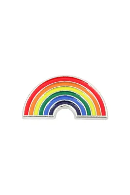 Pride Pin "Regenbogen" 30x17mm - Emaille, Weißblech, LGBTQ Pride Accessoire. Pride Shop Deutschland. Bild 1