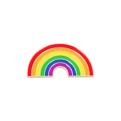 Pin "Regenbogen" 35x20mm - Emaille Messing - Pride Accessoire