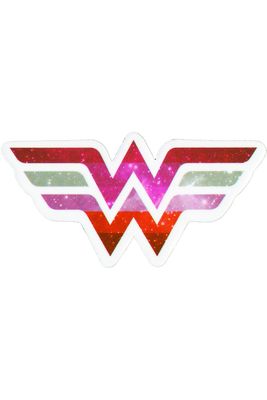 Sticker, Pride Lesbian Wonder Woman, Lesbian #22* Sticker, Pride Lesbian Wonder Woman, Lesbian #22*